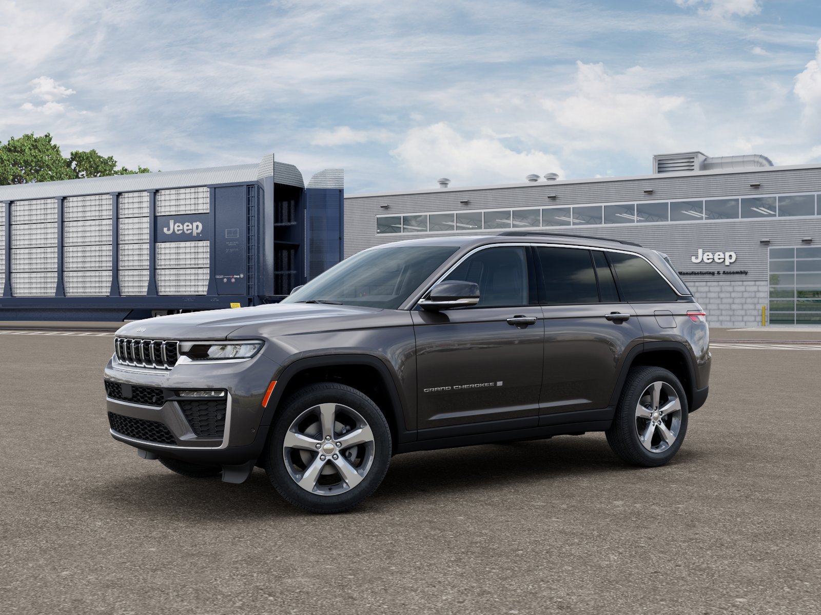 New 2026 Baltic Gray Metallic Clear-Coat Exterior Paint Jeep Limited image 1