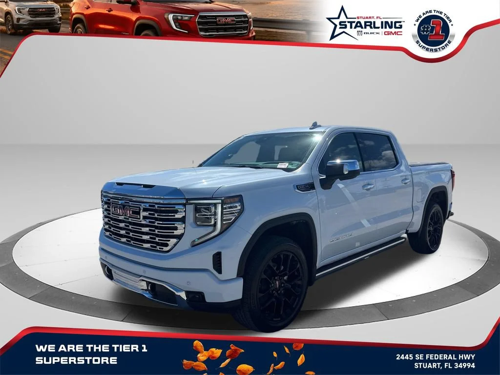 New 2026 Glacier White Tricoat GMC Denali image 1