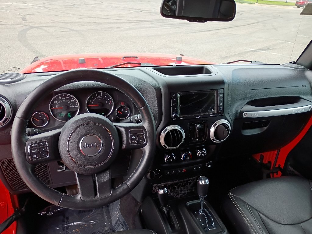 Used 2017 Firecracker Red Clearcoat Jeep Sahara image 22