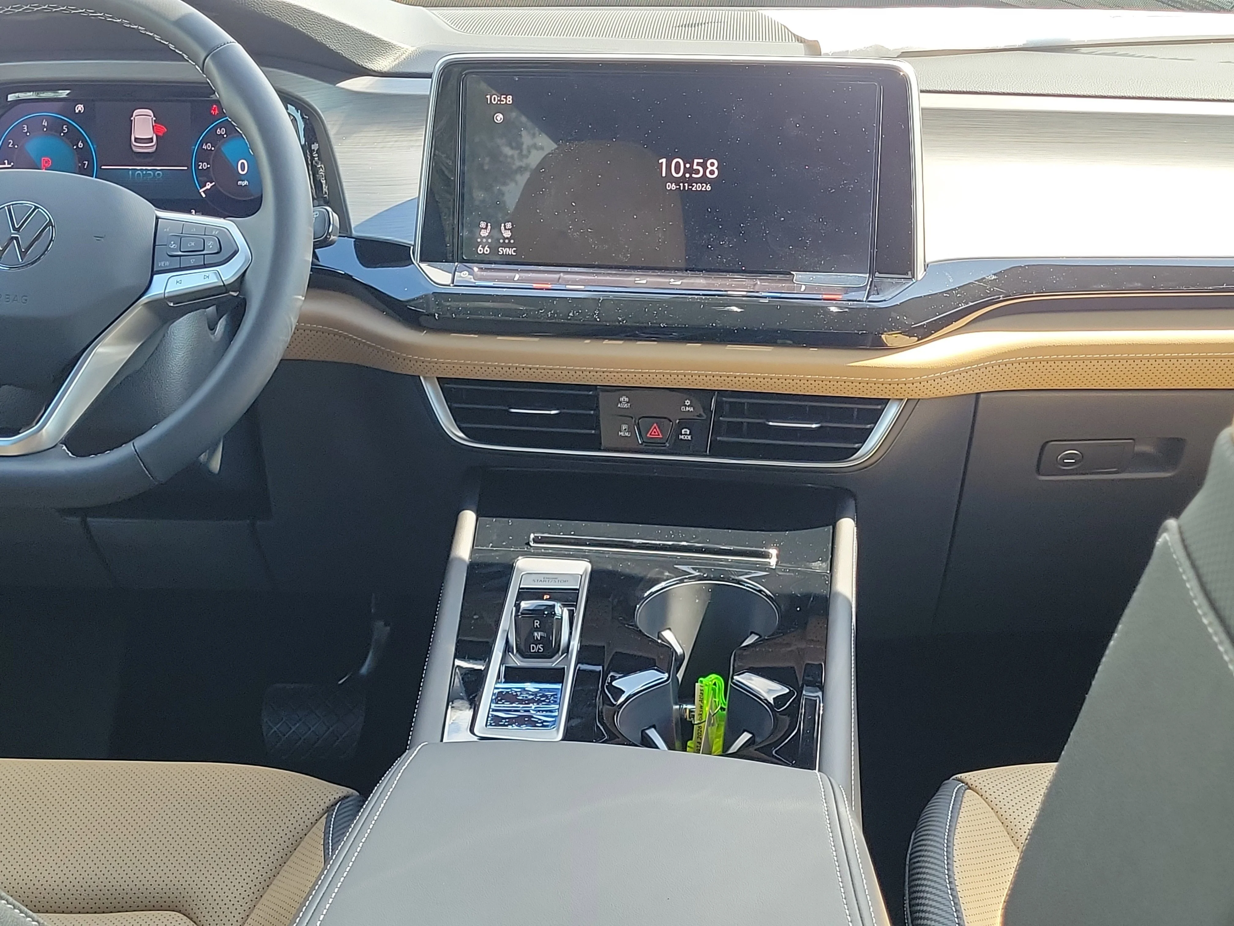 New 2026 Black Volkswagen SE w/Technology image 8