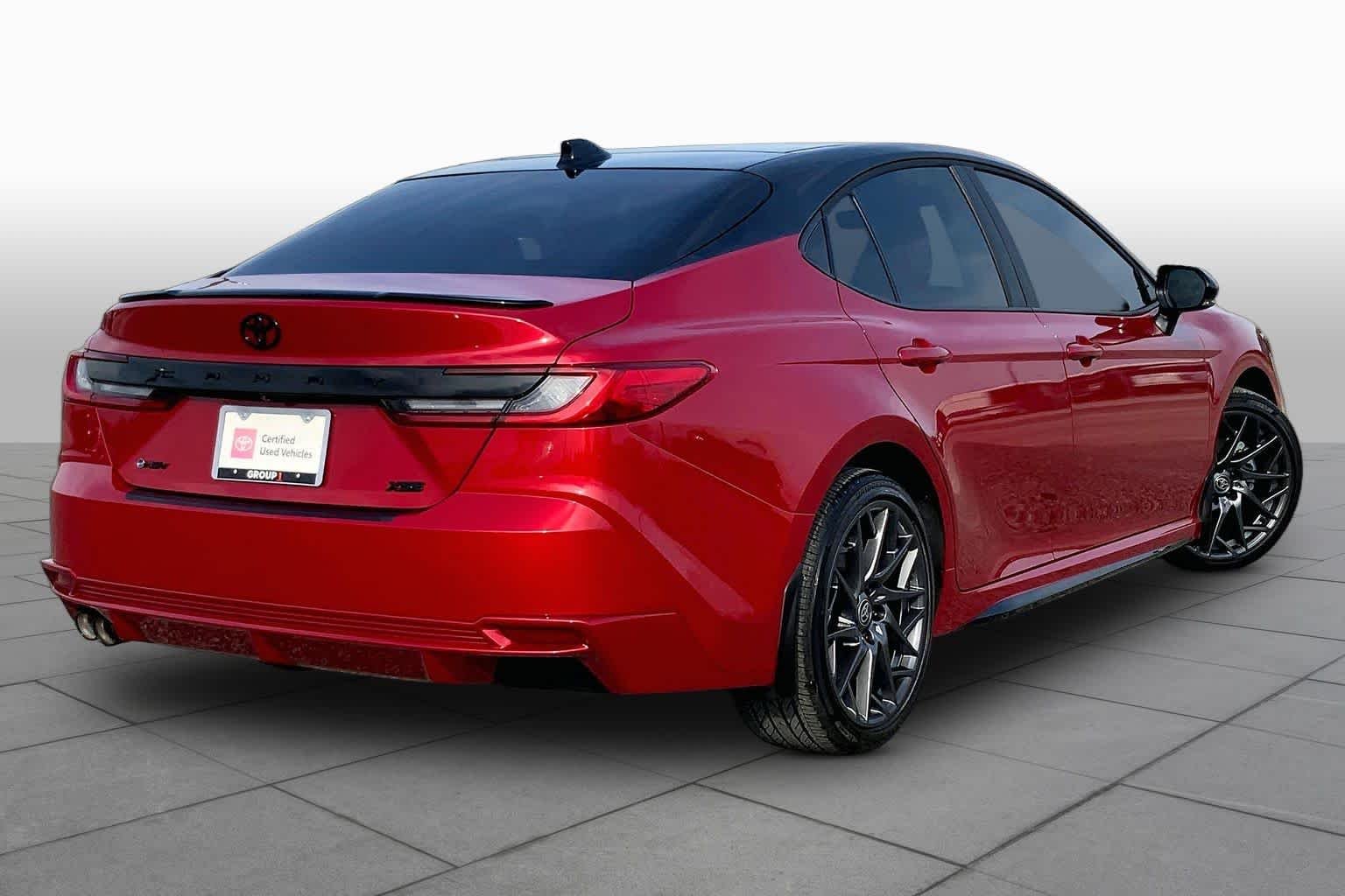 Used 2026 Supersonic Red w/Midnight Black Metallic Roof Toyota XSE image 13