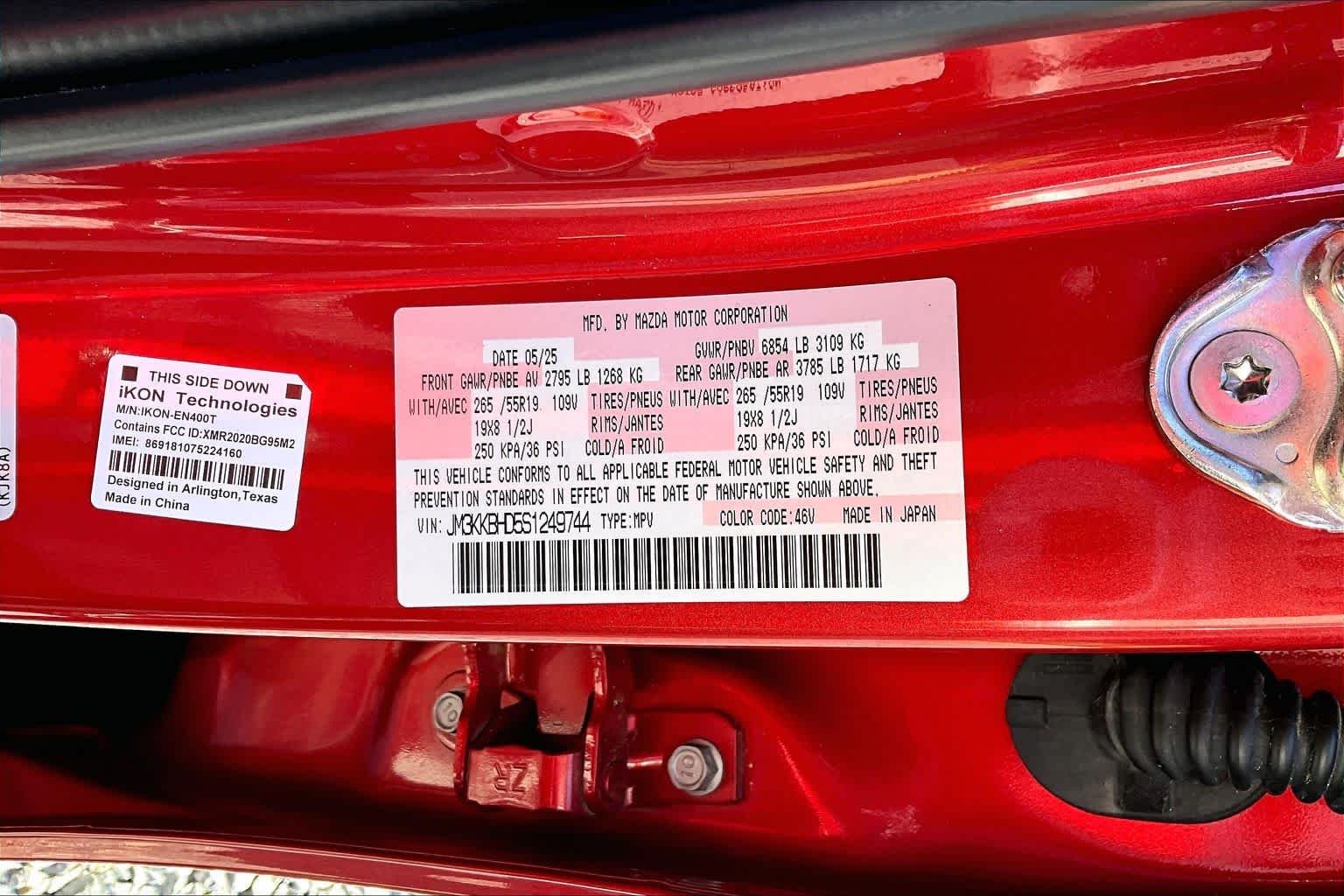 Used 2025 Soul Red Crystal Metallic Mazda Preferred Package image 73