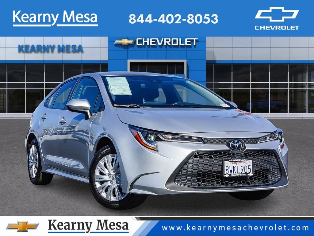Used 2021 Silver Toyota LE image 1