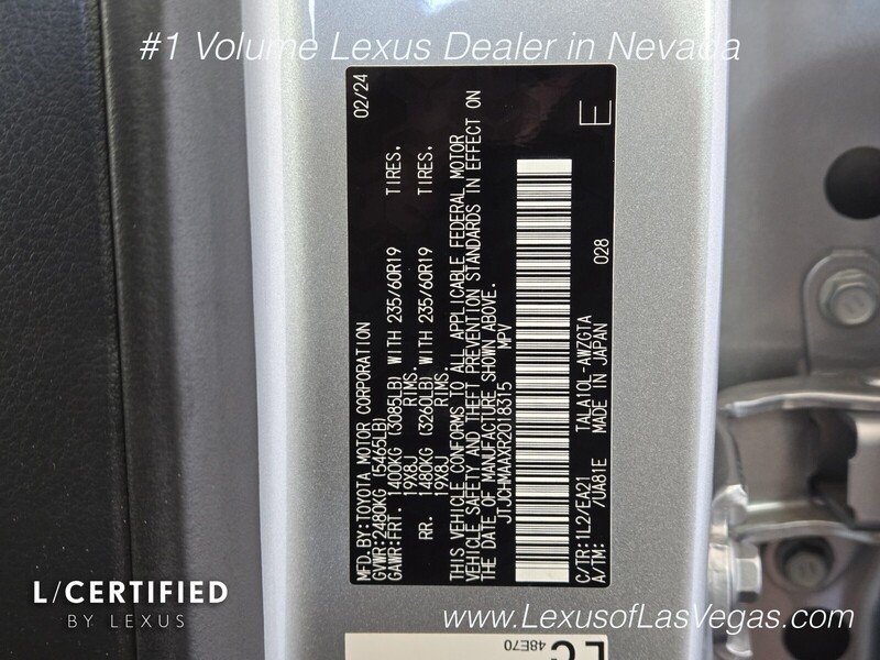 Certified Used 2024 Iridium Lexus PREMIUM FWD image 31