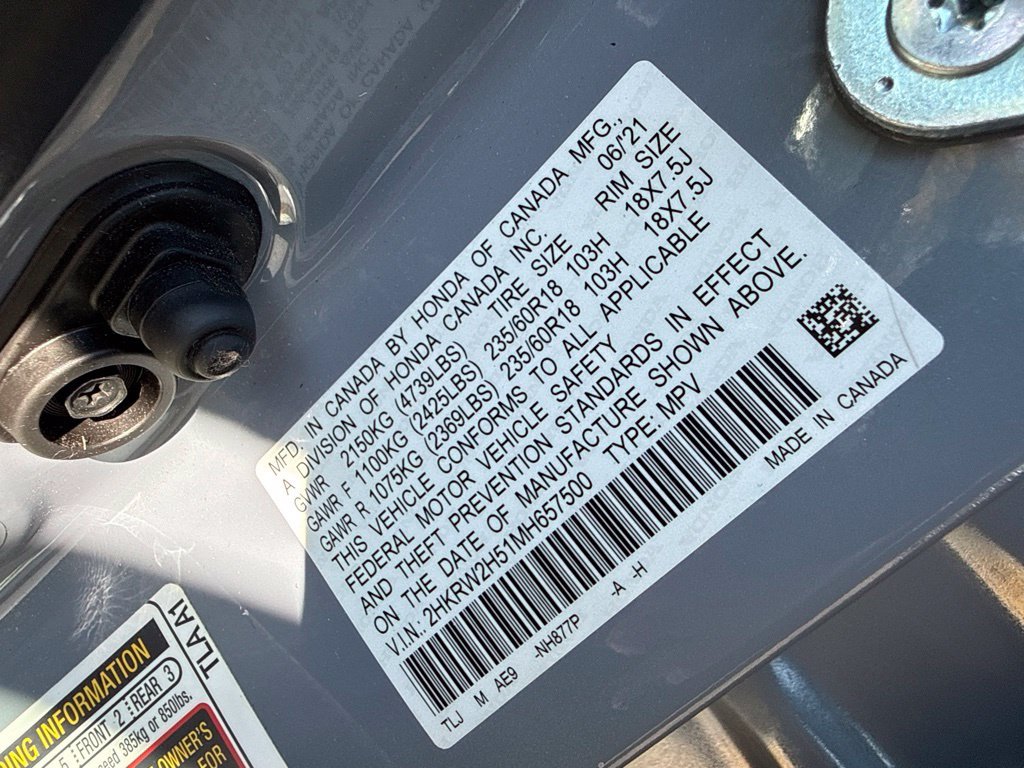 Used 2021 Blue Honda EX image 10
