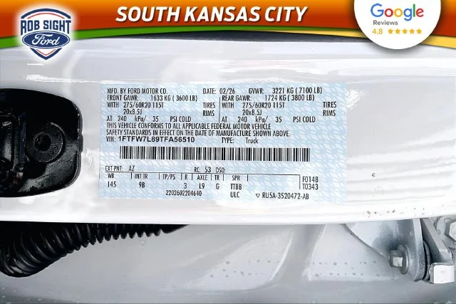 New 2026 Star White Metallic Tri-Coat Ford Platinum® image 8
