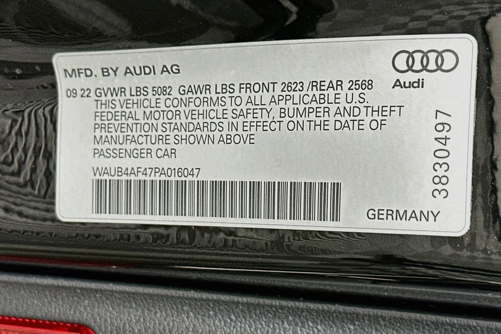 Used 2023 Mythos Black Metallic Audi Premium Plus image 24