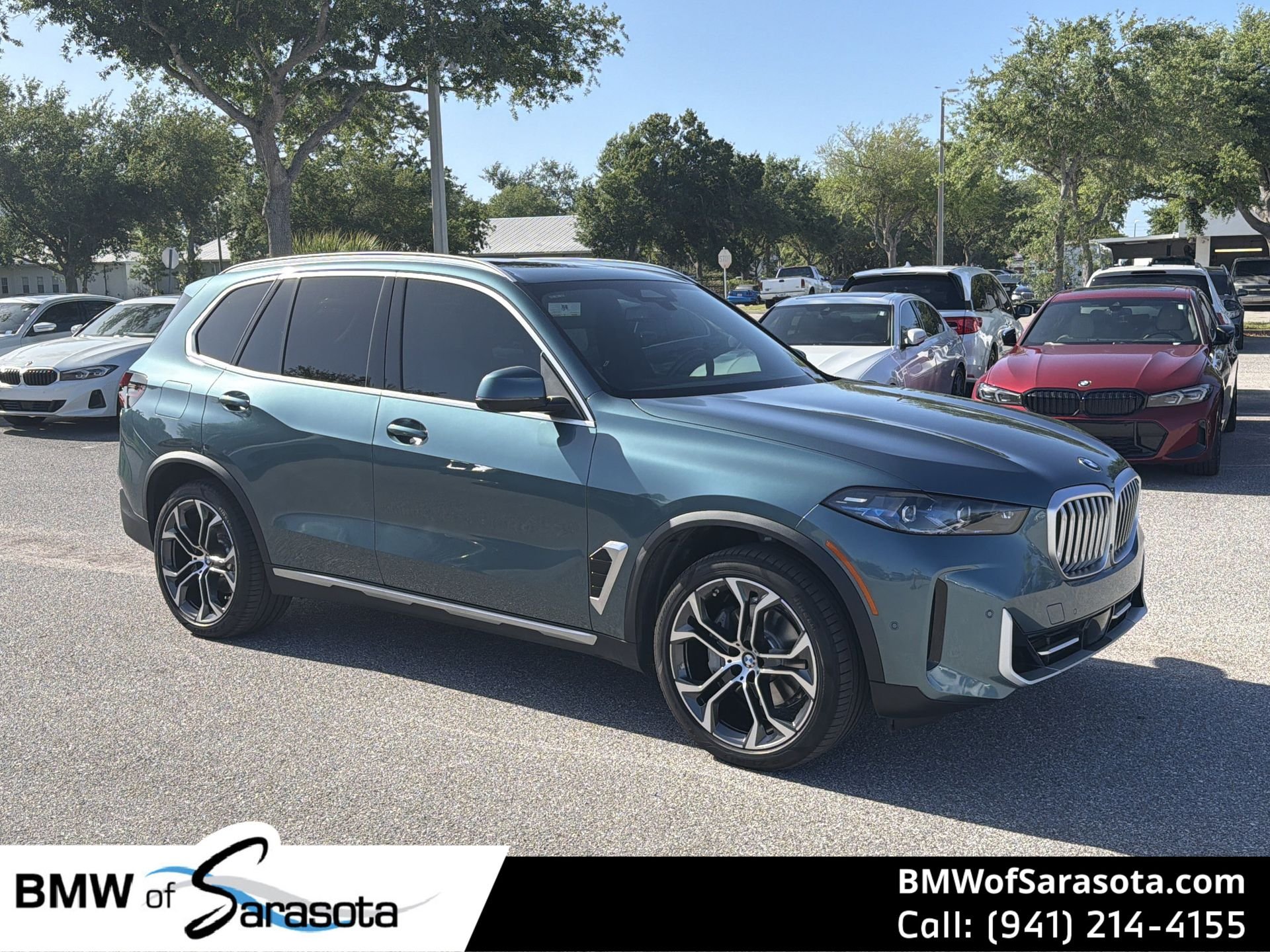 Blue Ridge Mountain Metallic 2024 BMW X5 sDrive40i RWD SUV / Crossover Rear-Wheel Drive