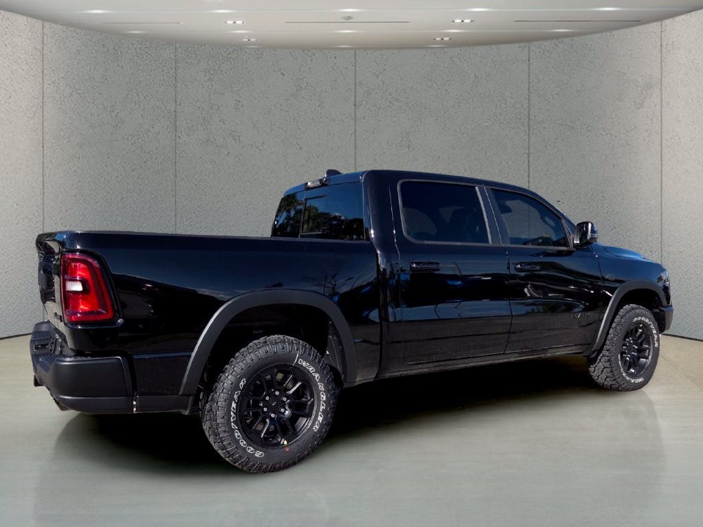 New 2027 Diamond Black Crystal Pearl-Coat Exterior Paint RAM Rebel image 5