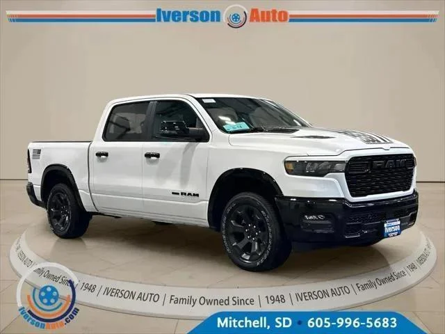 New 2026 Bright White Clear-Coat Exterior Paint RAM BIG HORN image 1