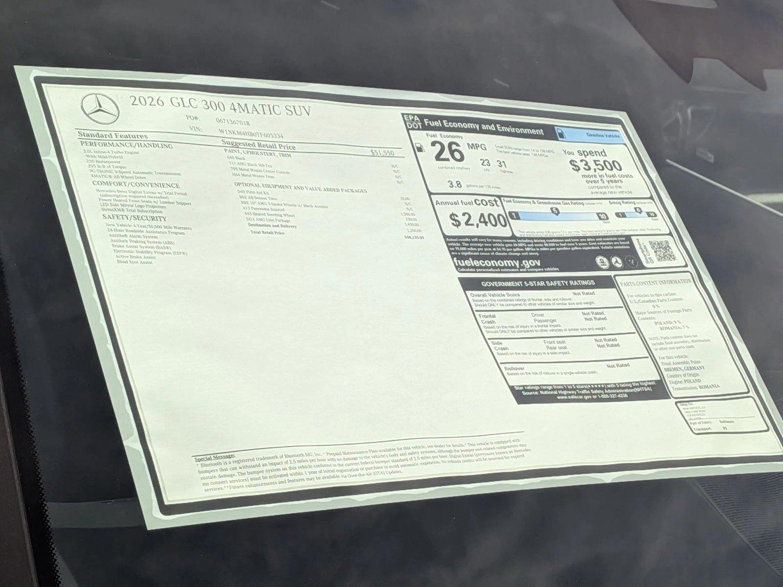 New 2026 Black Mercedes-Benz GLC300 image 19