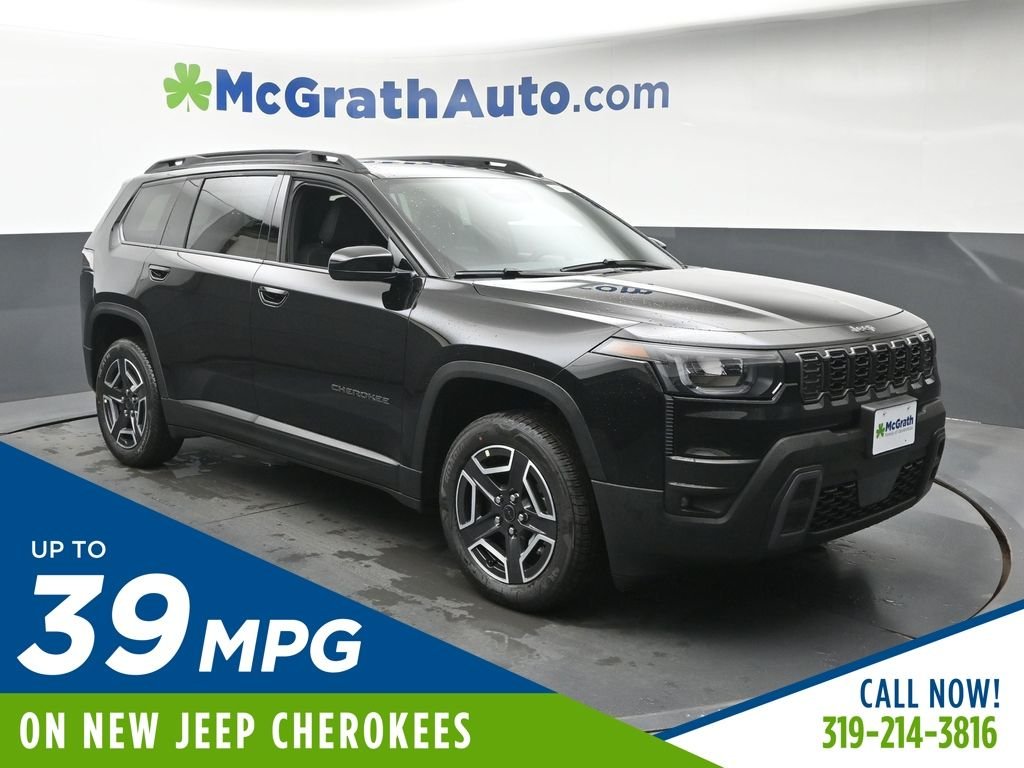 New 2026 Diamond Black Crystal Pearlcoat Jeep Laredo image 1