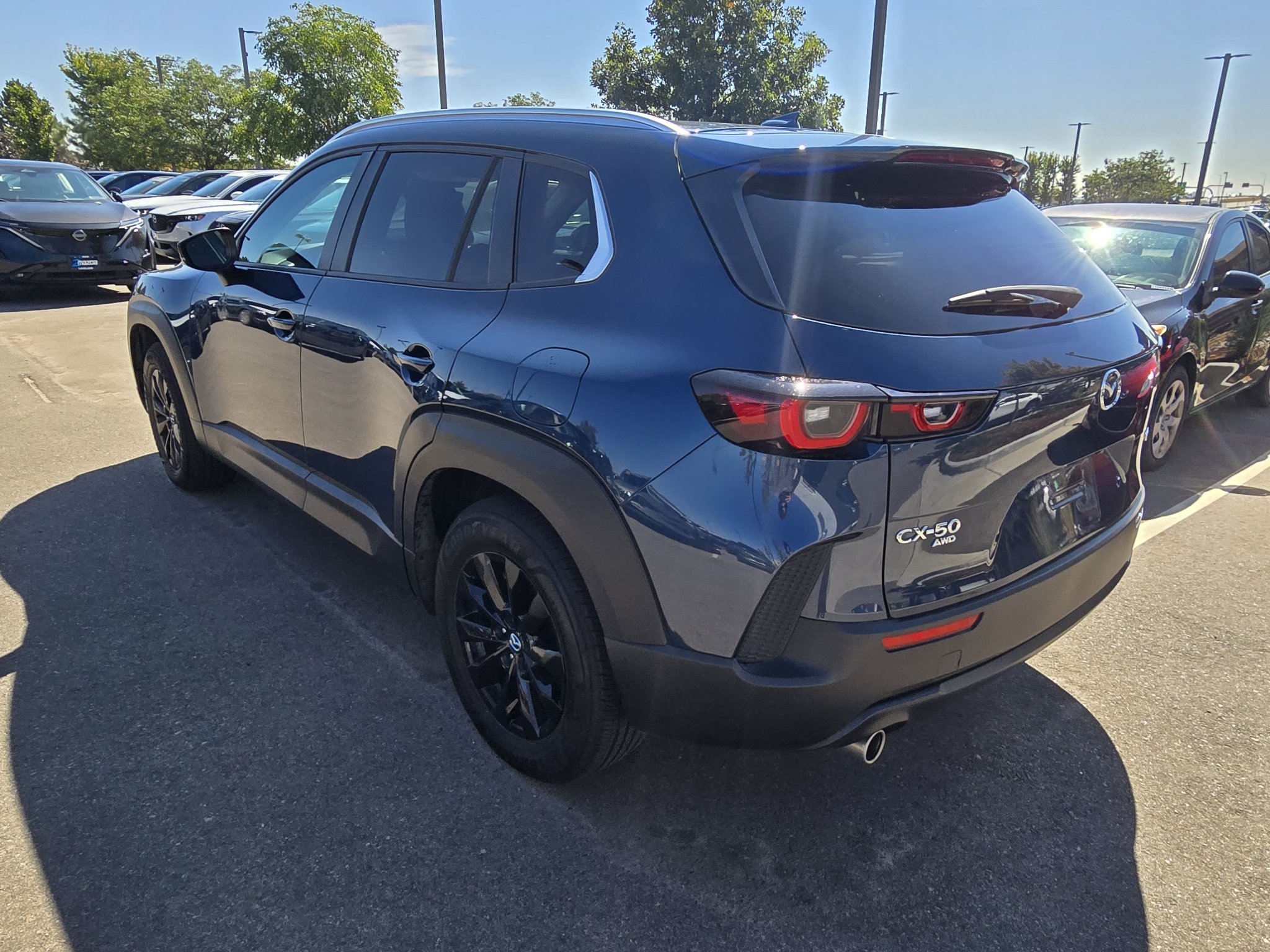 Used 2024 Ingot Blue Metallic Mazda 2.5 S Premium Package image 3