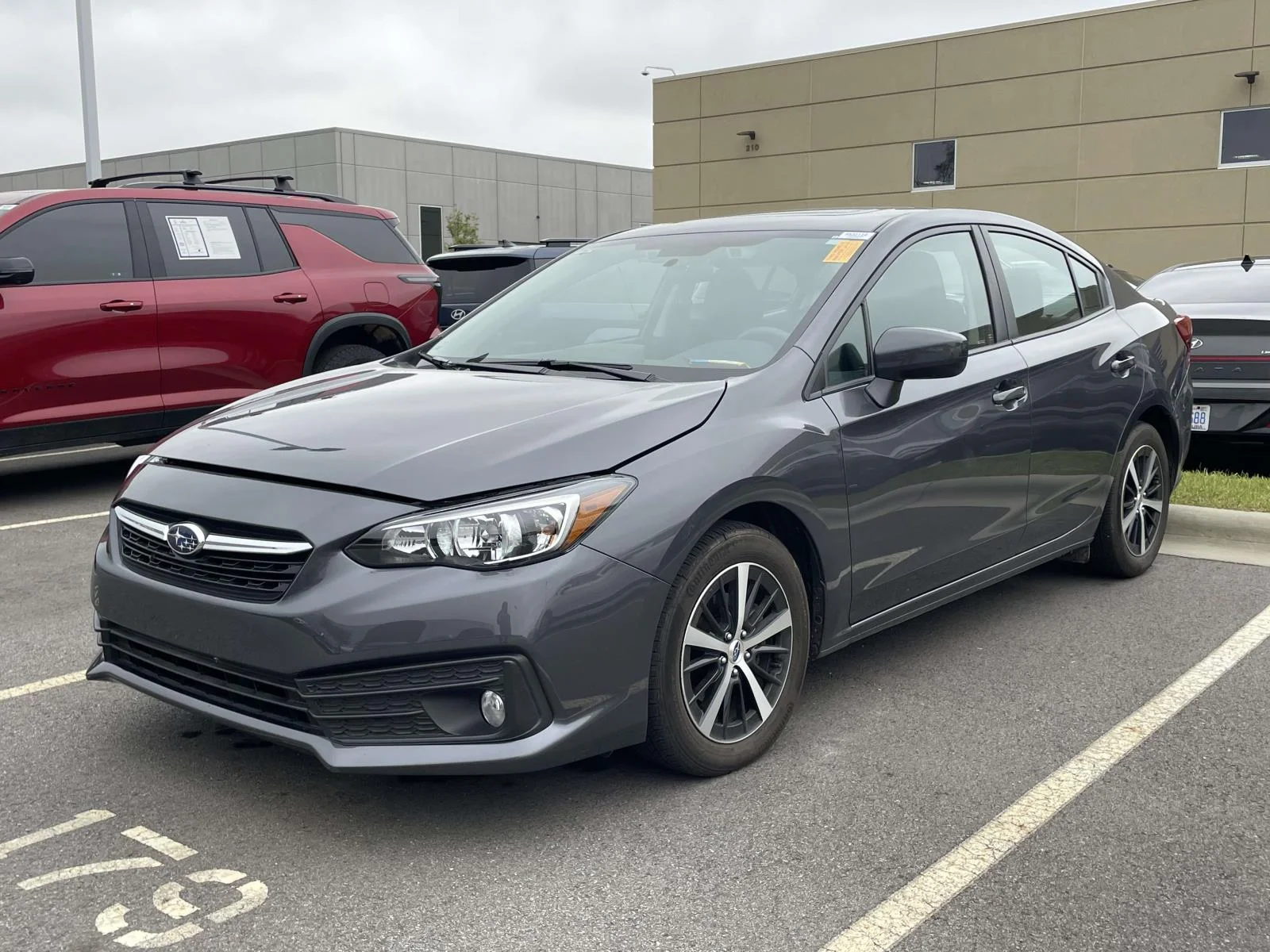 Used 2022 Magnetite Gray Metallic Subaru Premium image 2