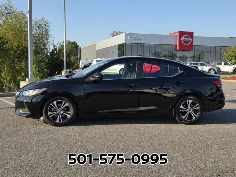 Used 2023 Super Black NISSAN SV CVT image 2