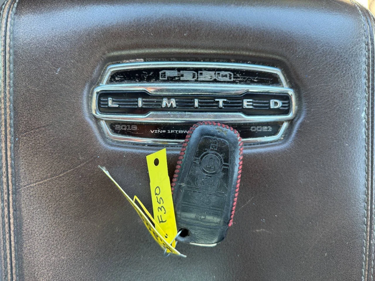 Used 2018 Off White Ford Limited 4x4 4dr Crew Cab 6.8 ft. SB SRW Pickup image 34
