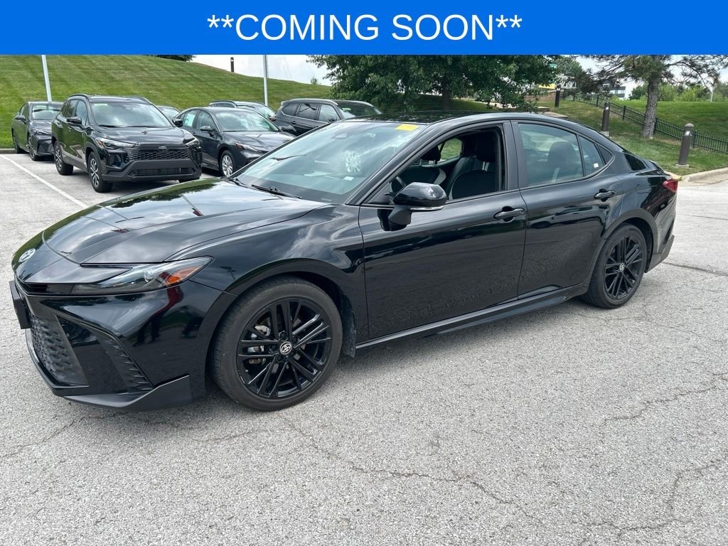 Used 2025 Black Toyota SE image 1