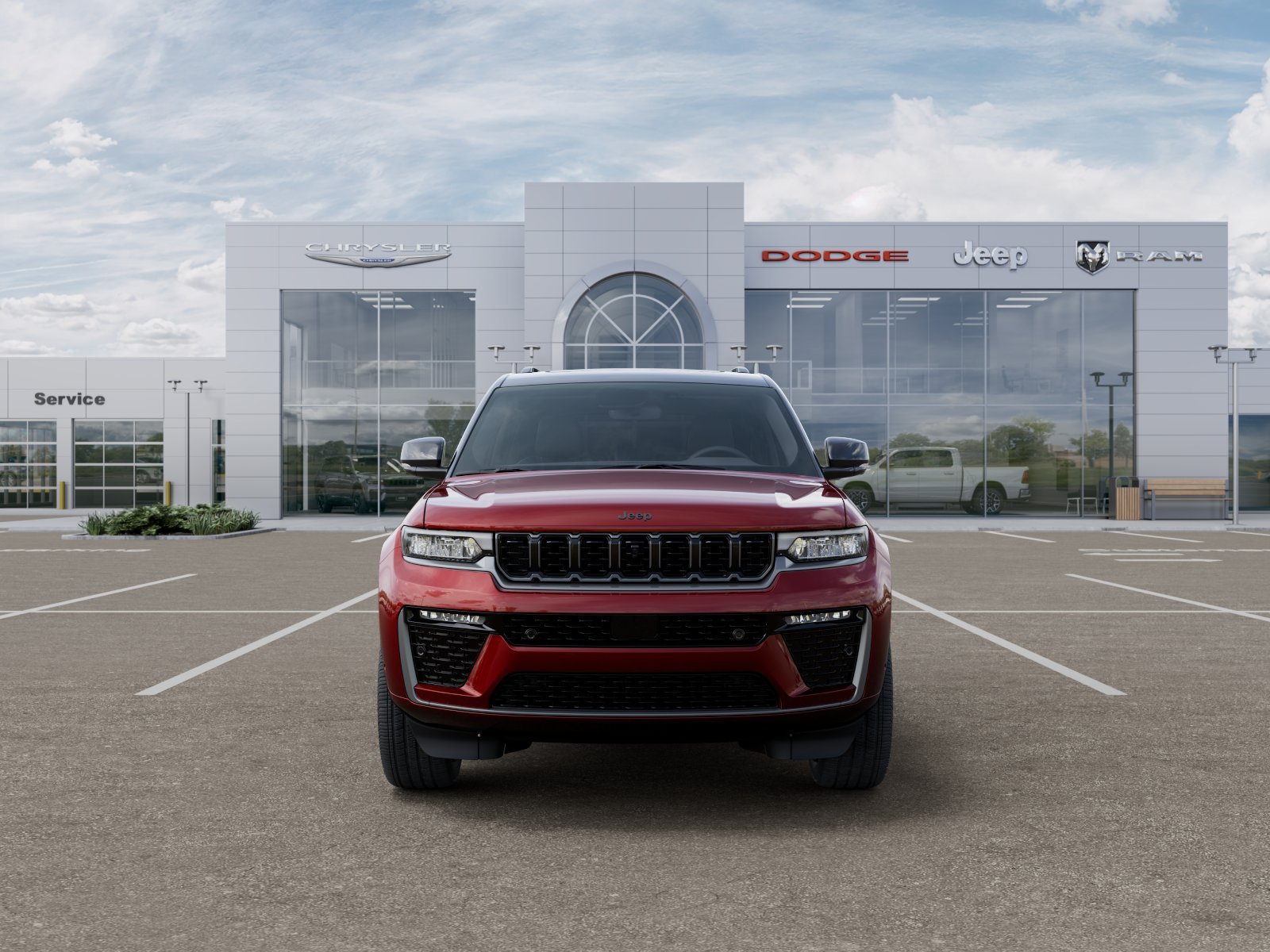New 2026 Velvet Red Pearl-Coat Exterior Paint Jeep Summit image 6