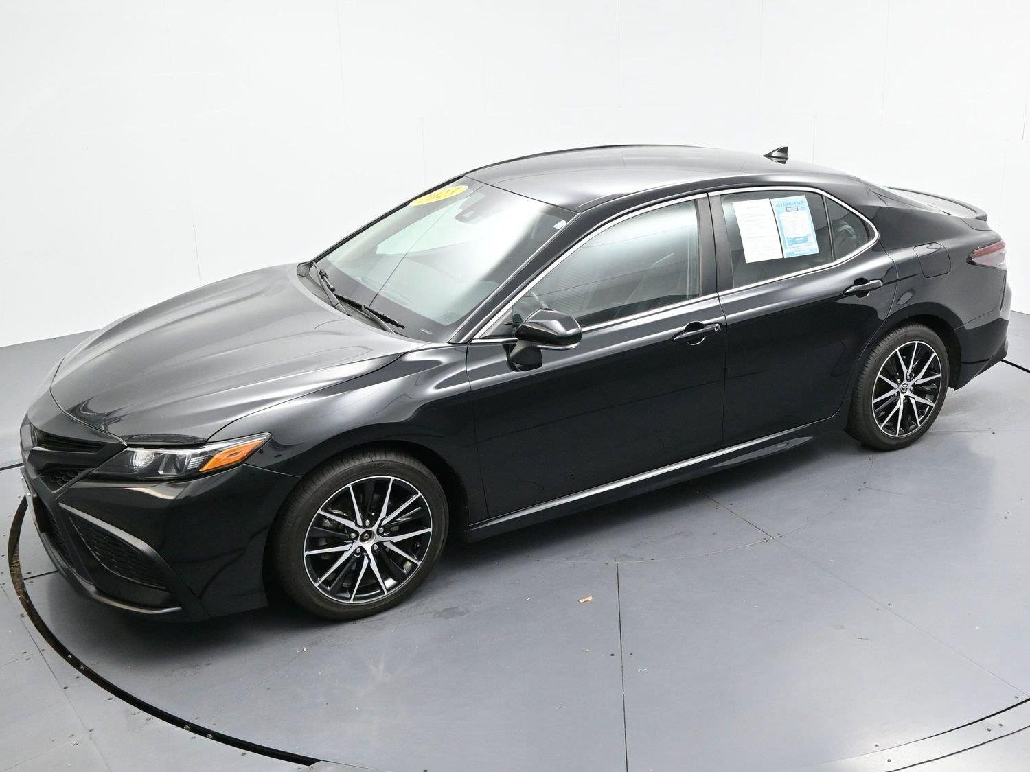 Used 2023 Midnight Black Metallic Toyota SE image 38