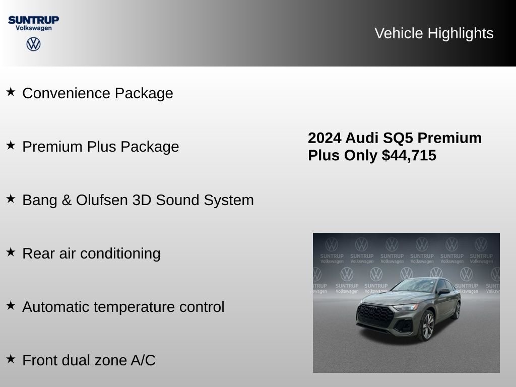 Used 2024 Gray Audi Premium Plus image 16