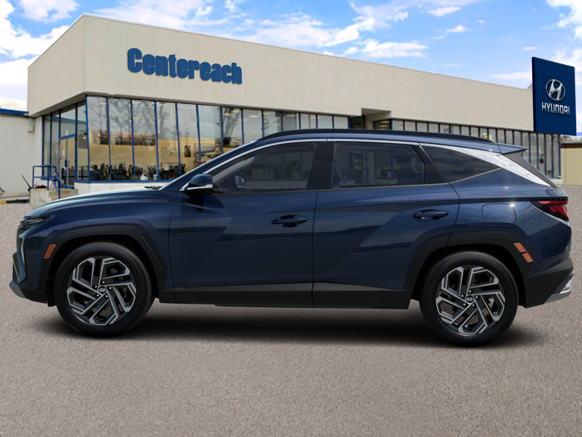 New 2026 Atlantis Blue Hyundai SEL Plus AWD image 3