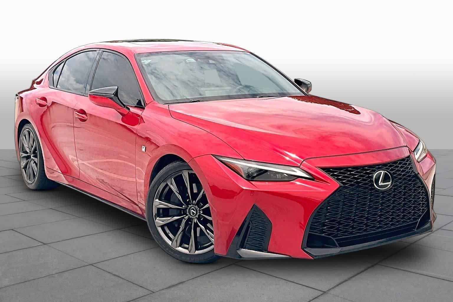 Used 2021 Infrared Lexus F SPORT image 3