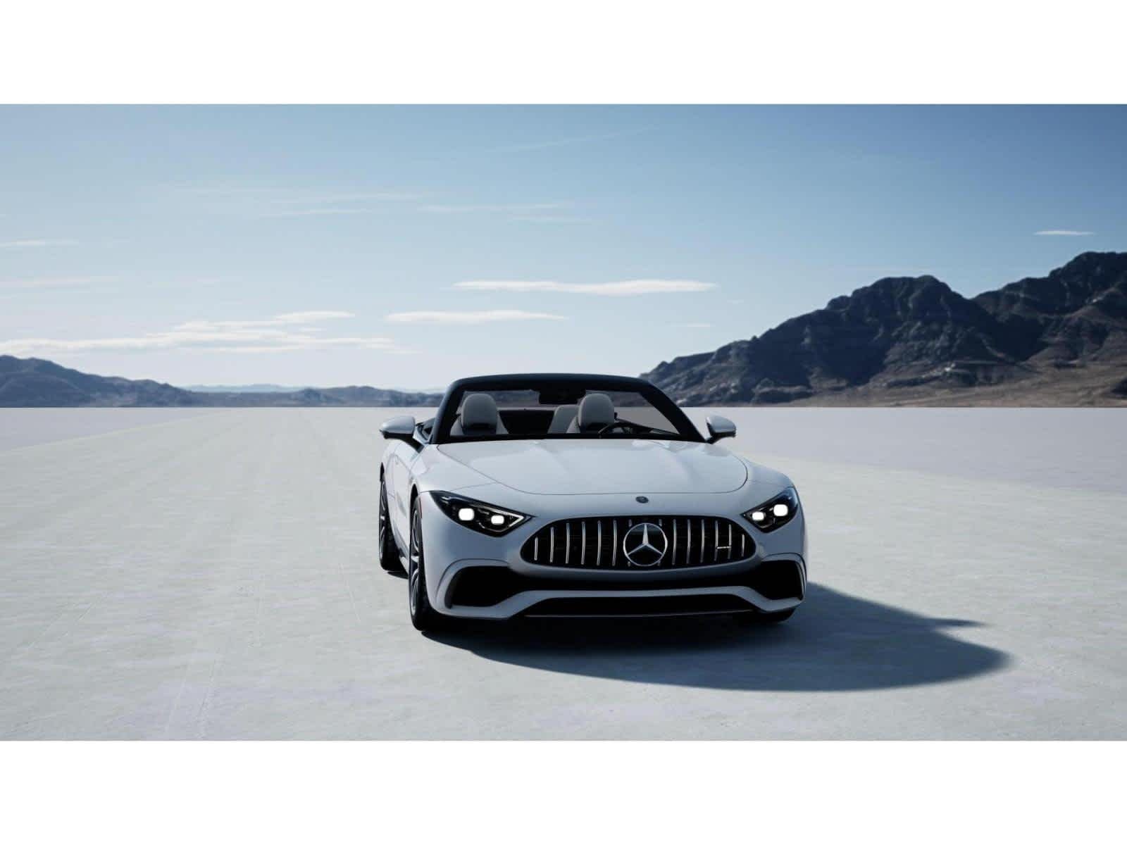 New 2027 MANUFAKTUR Moonlight White Metallic Mercedes-Benz AMG® SL 43 Roadster image 7