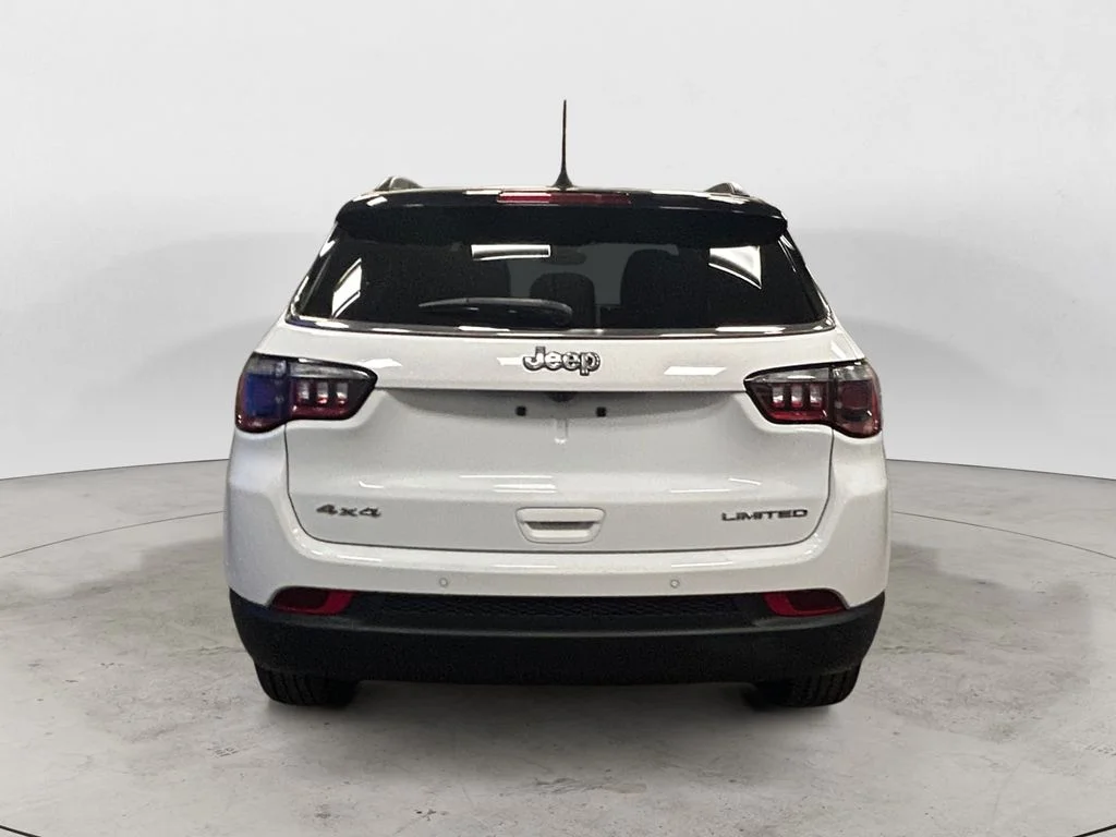 Used 2025 Bright White Jeep Limited image 4