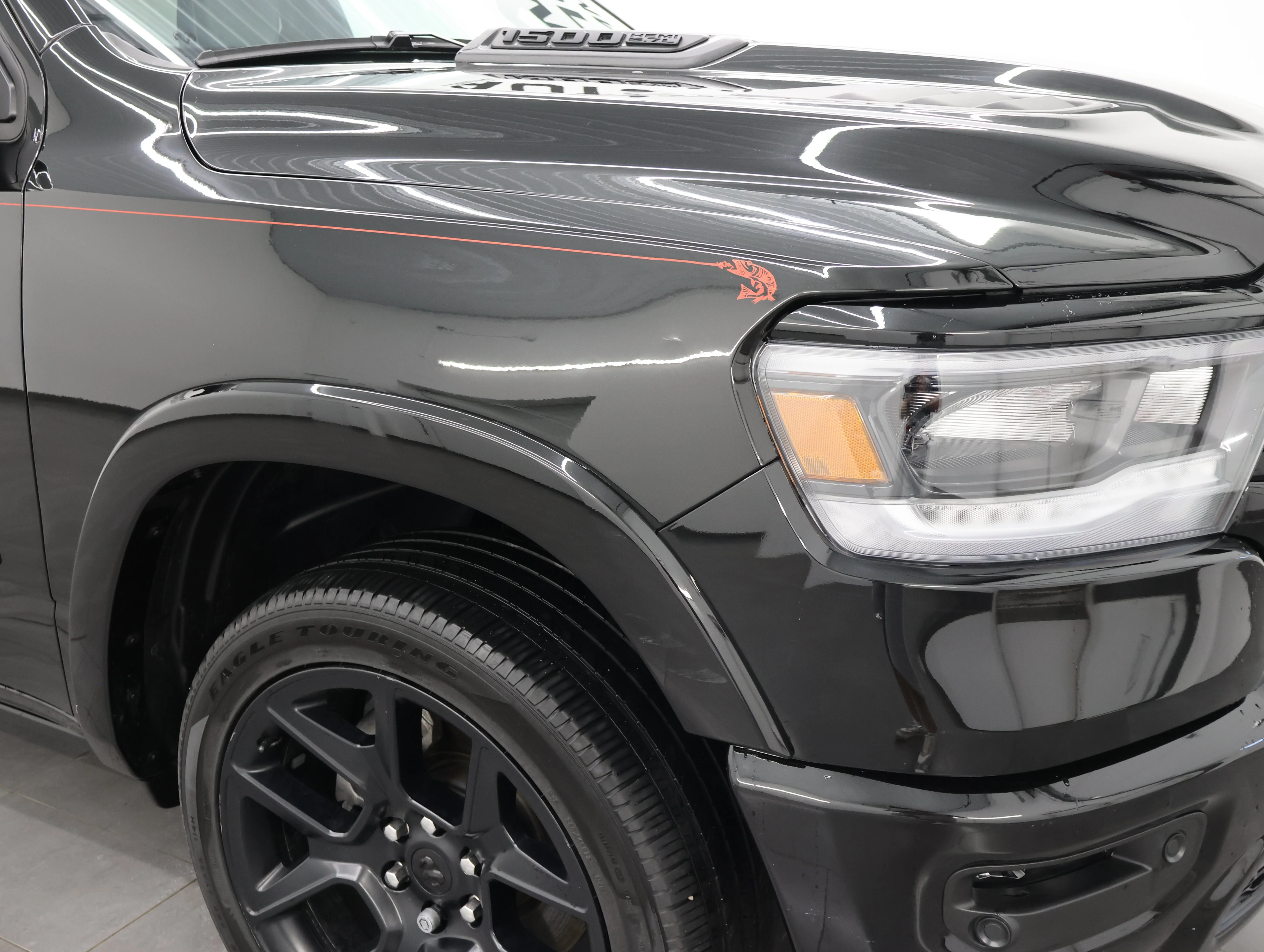 Used 2021 Diamond Black Crystal Pearlcoat Ram Laramie image 24