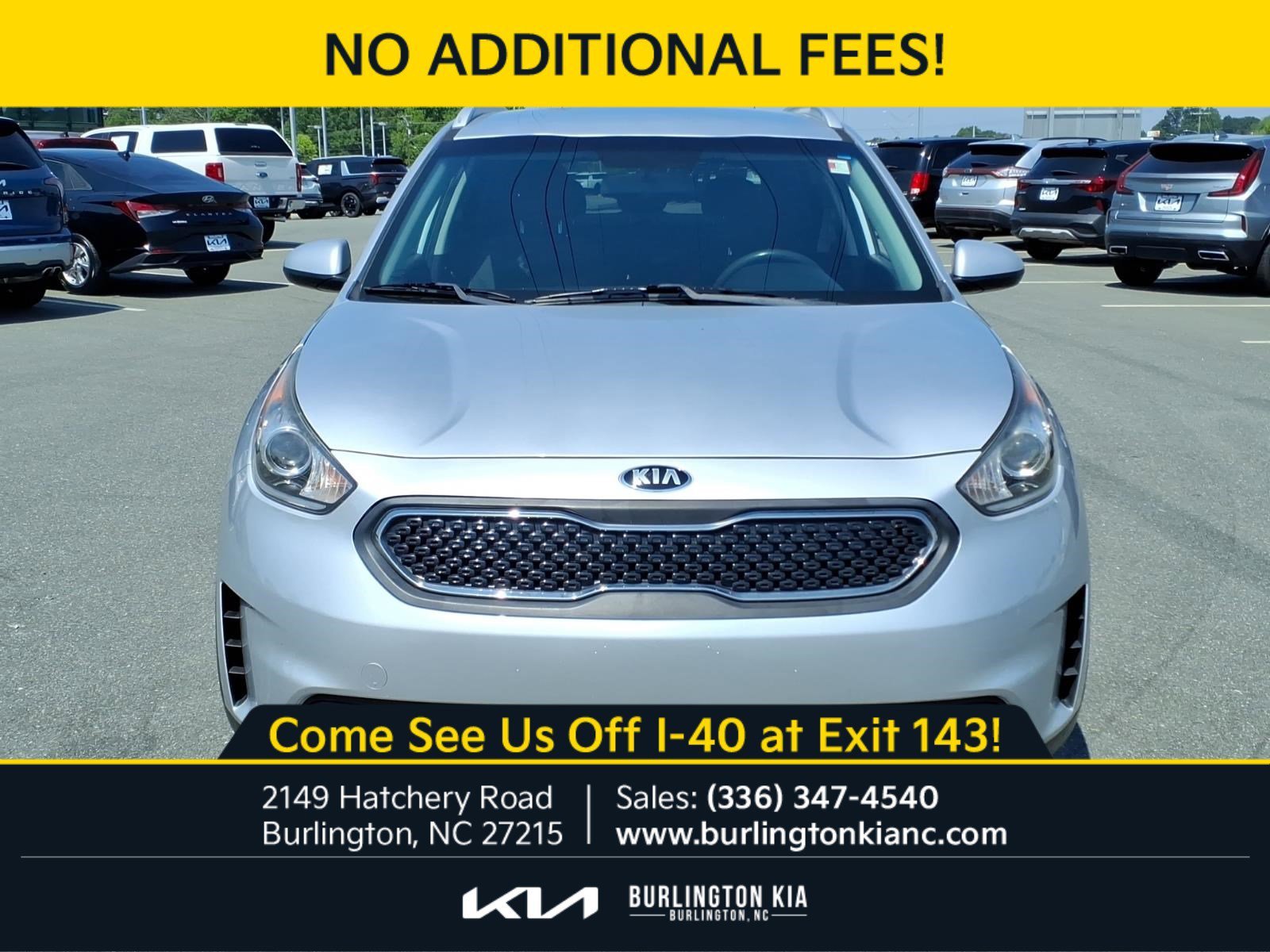 Used 2018 Kia Niro LX with VIN KNDCB3LC1J5170046 for sale in Burlington, NC