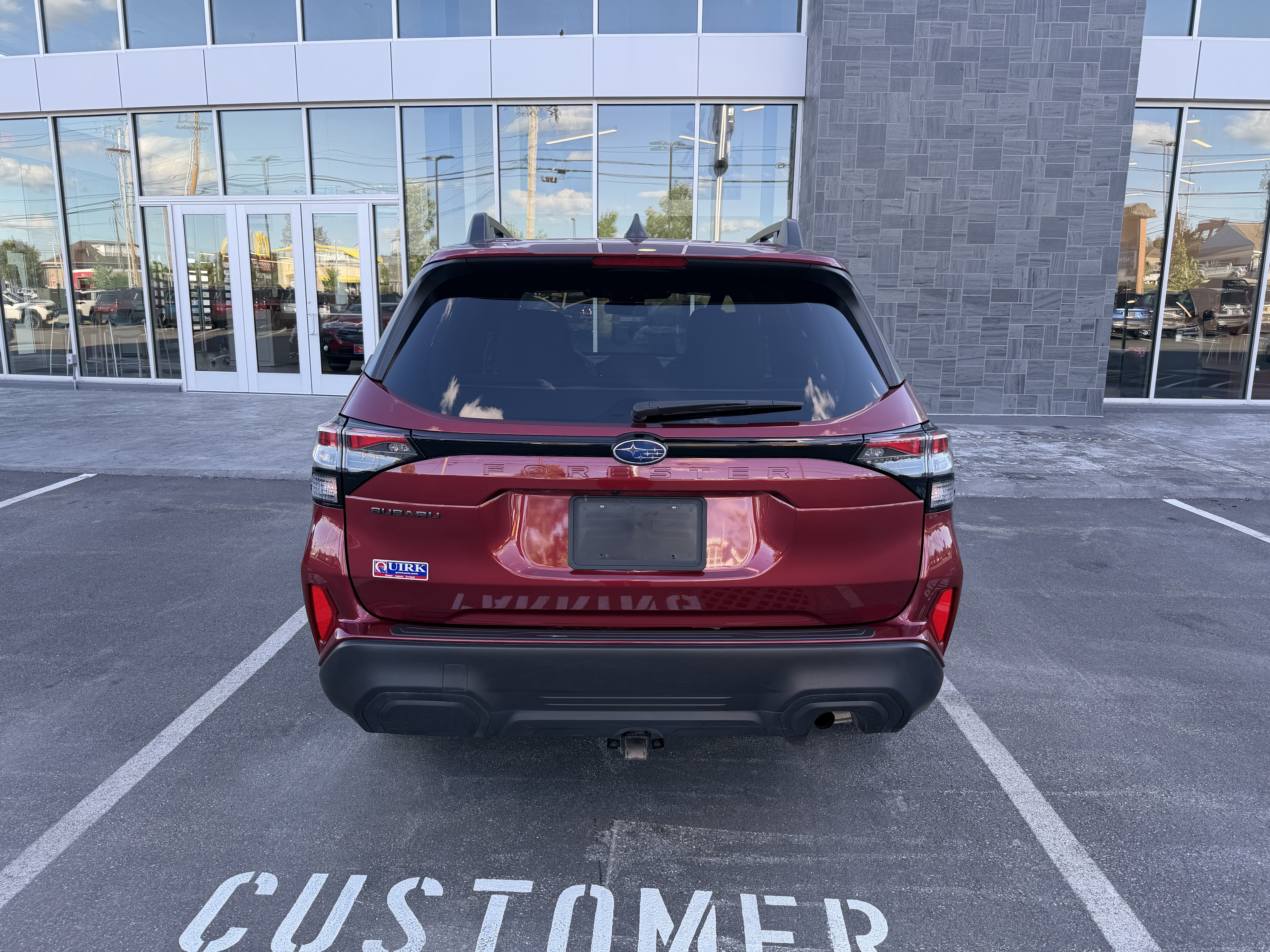 Used 2025 Crimson Red Pearl Subaru Premium image 4
