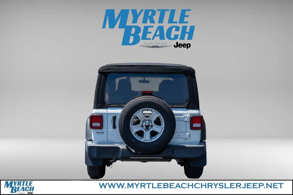 Used 2022 Bright White Clearcoat Jeep Unlimited Sport S image 5
