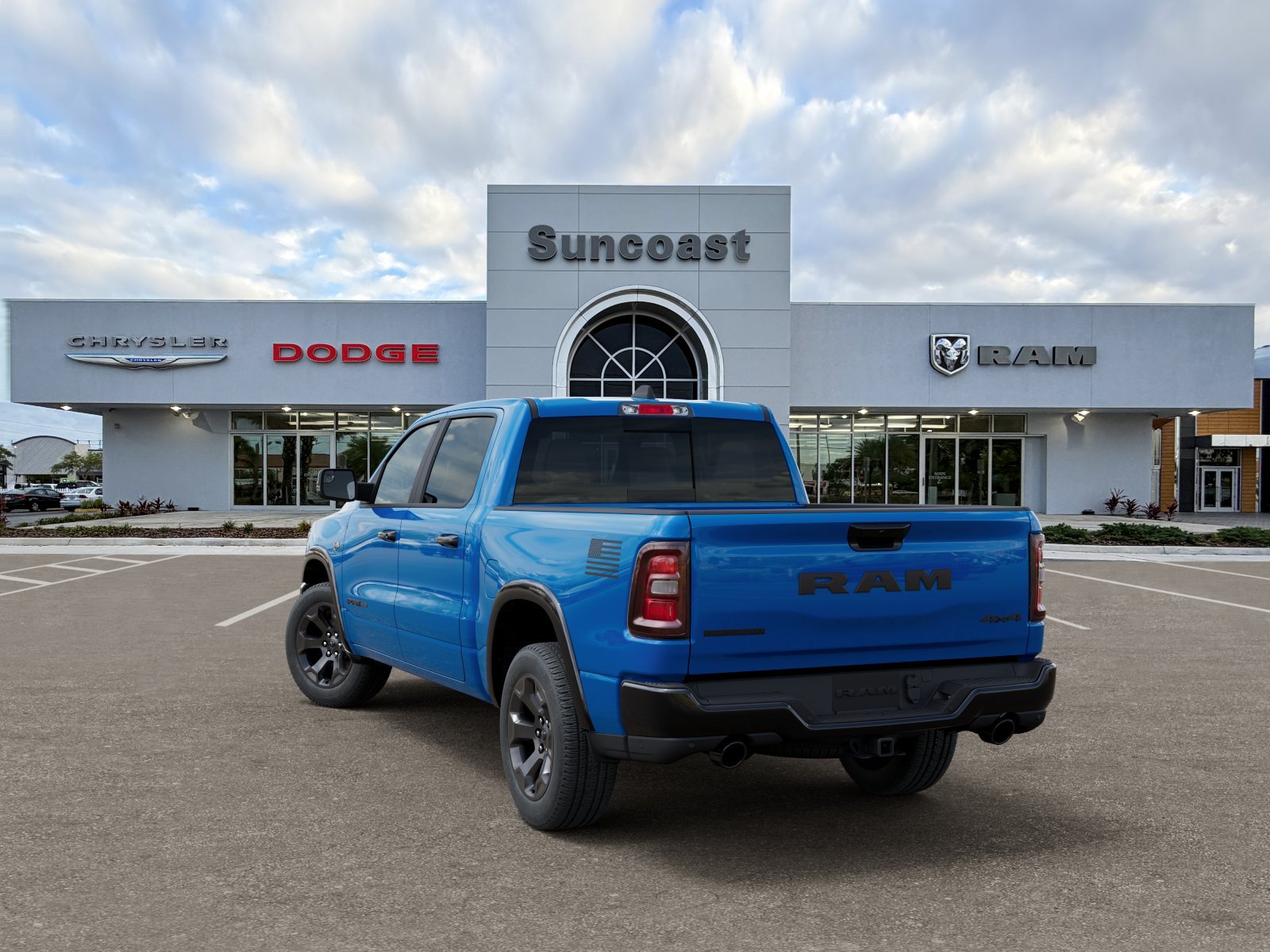 New 2026 Hydro Blue Pearl-Coat Exterior Paint RAM Big Horn/Lone Star image 35