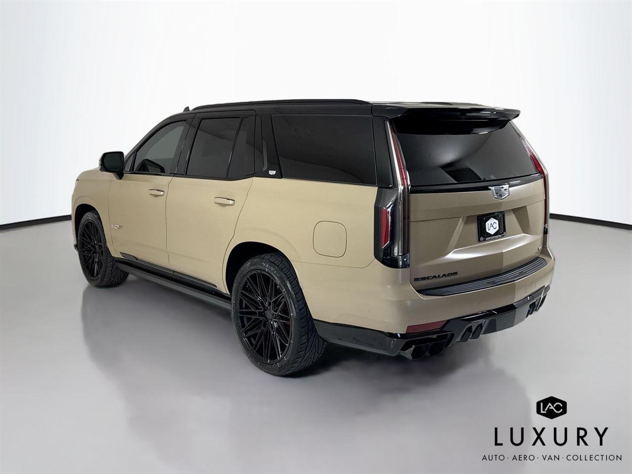 Used 2023 Black Raven Cadillac AWD V-Series | Vossen Wheels | Two Tone Wrap image 8