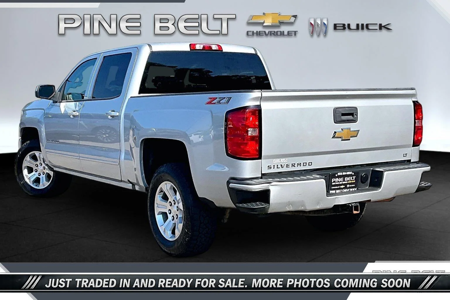 Used 2018 Silver Ice Metallic Chevrolet LT image 2