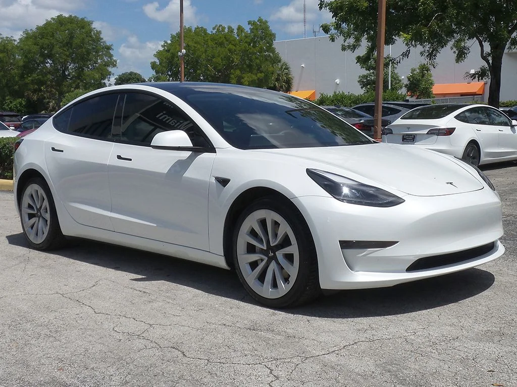 Used 2023 Tesla Model 3 Base with VIN 5YJ3E1EA4PF555325 for sale in Miami, FL