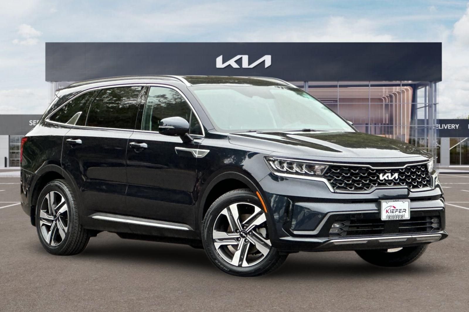 Used 2023 Blue Kia EX image 2