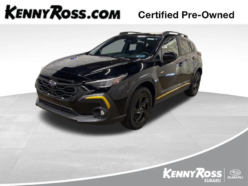 Certified Used 2024 Black Subaru Sport image 1
