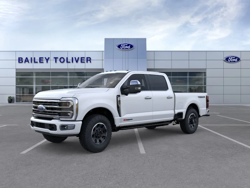 New 2026 Star White Metallic Tri-Coat Ford F-250® Platinum® image 1