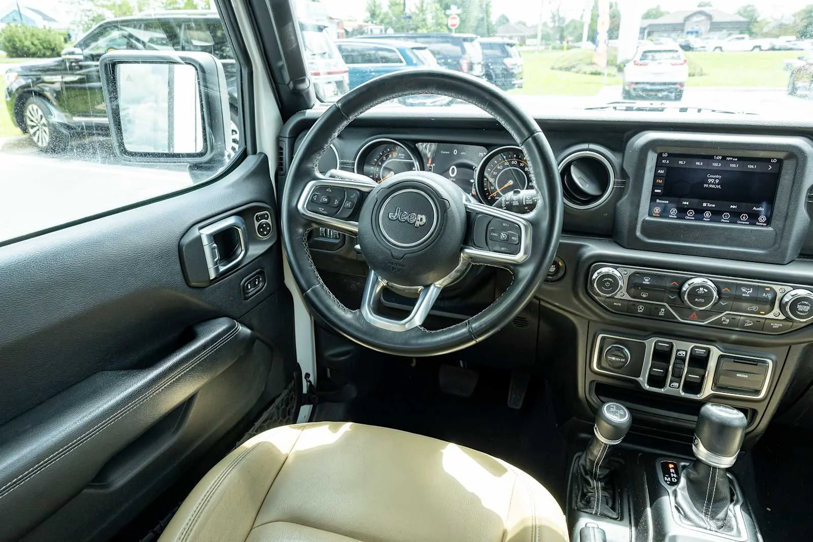 Used 2018 Bright White Clearcoat Jeep Sahara image 11