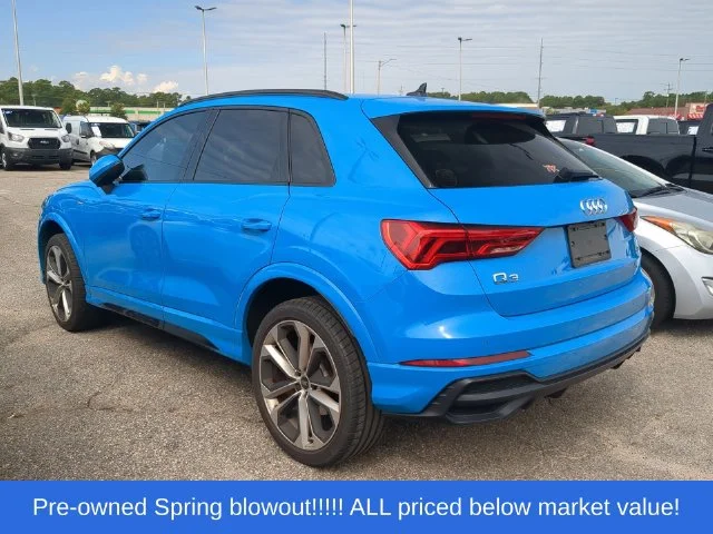 Used 2021 Blue Audi Premium Plus image 2