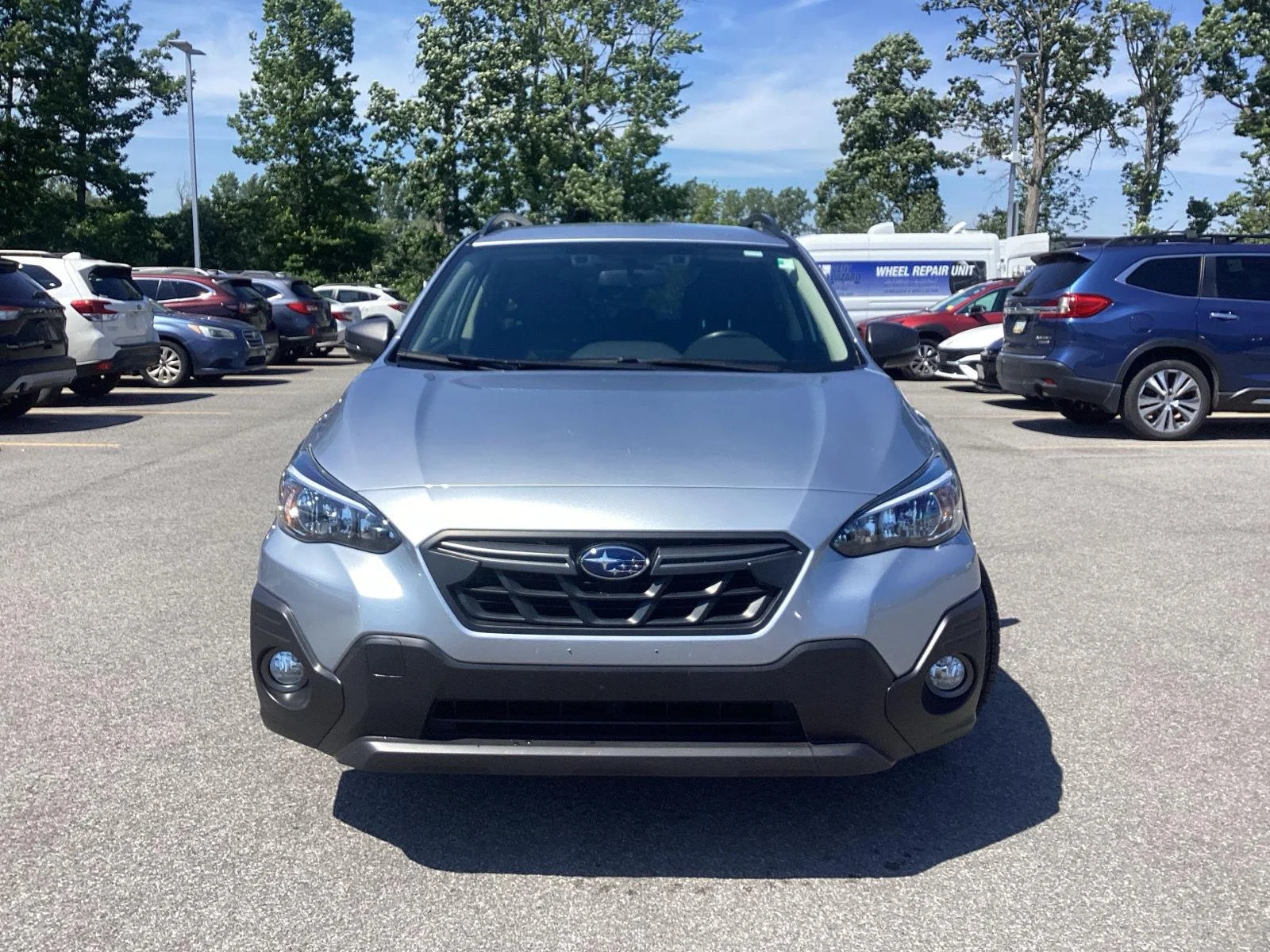Used 2022 Ice Silver Metallic Subaru Sport image 2