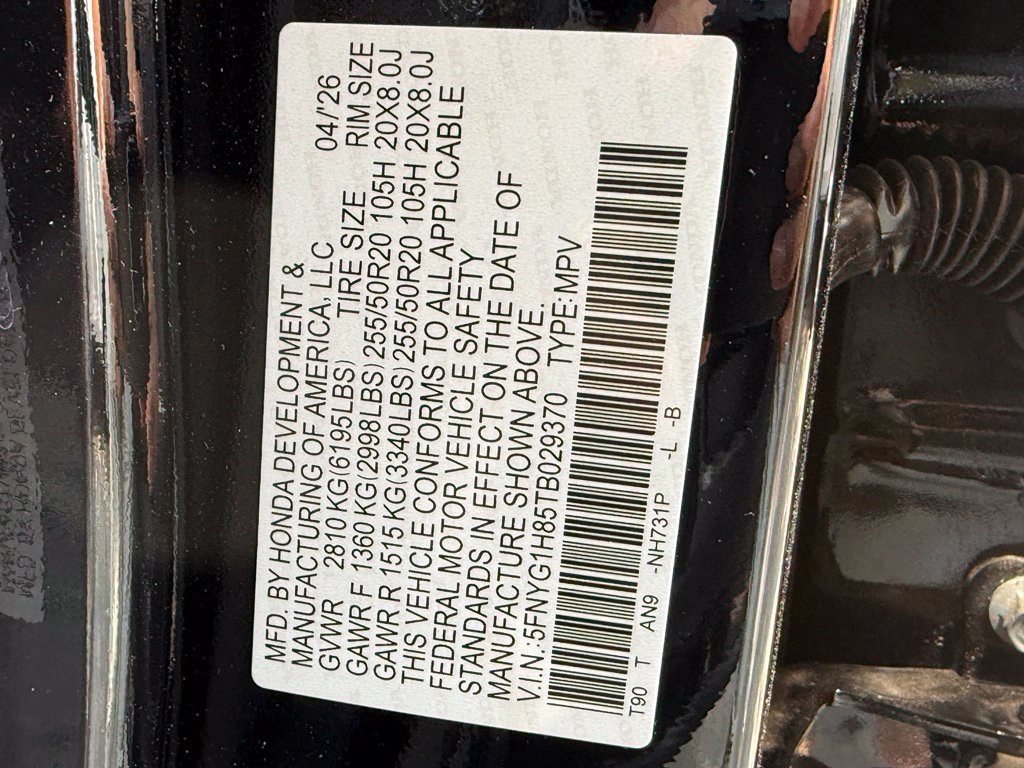 Certified Used 2026 Crystal Black Pearl Honda Elite image 33