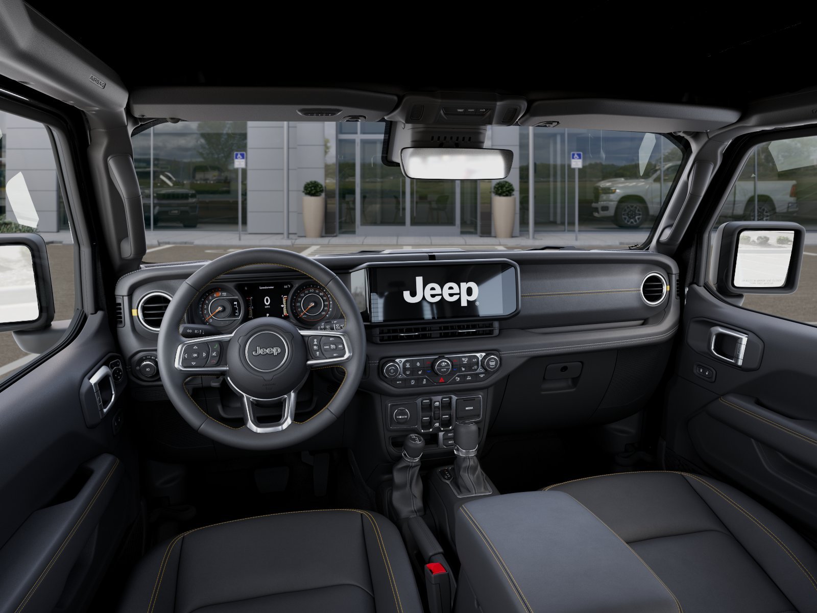 New 2026 Granite Crystal Metallic Clear-Coat Exterior Paint Jeep Sahara image 41