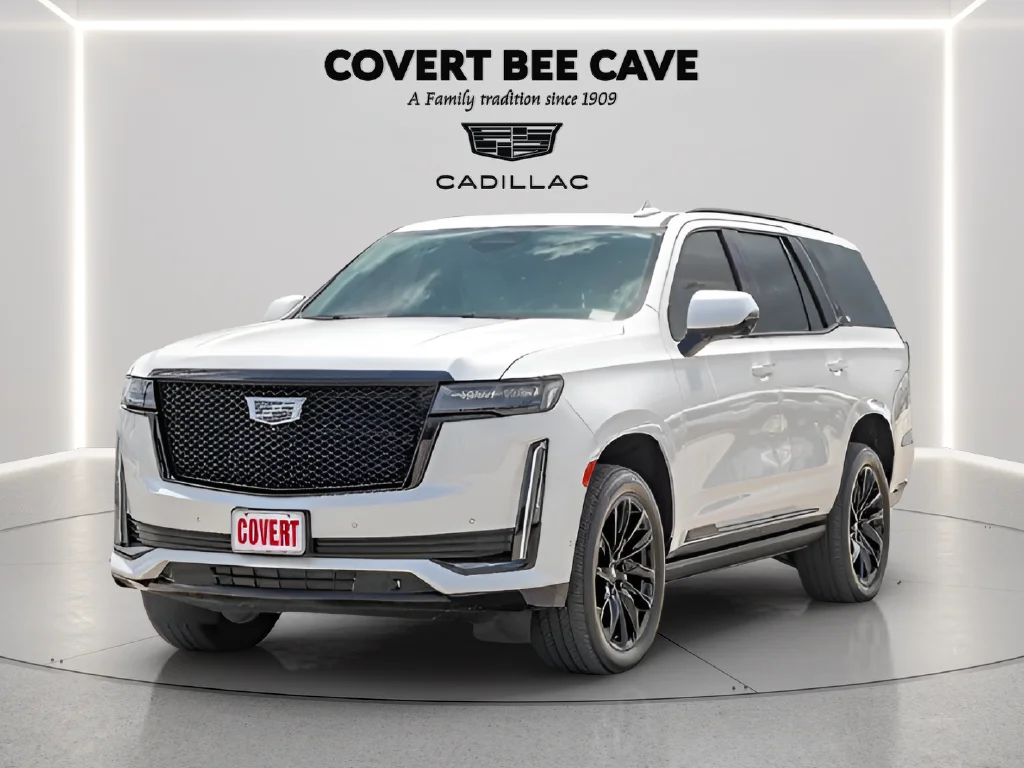 Certified Used 2024 White Cadillac Sport Platinum image 1