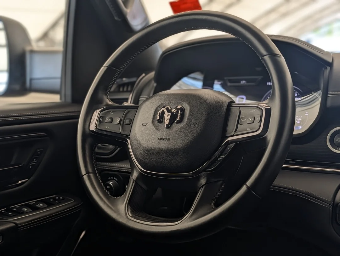 Used 2023 Black RAM Limited - - 4x4 - Pano Sunroof - 14.4 Uconnect NAV - 360 Camera & More! image 16