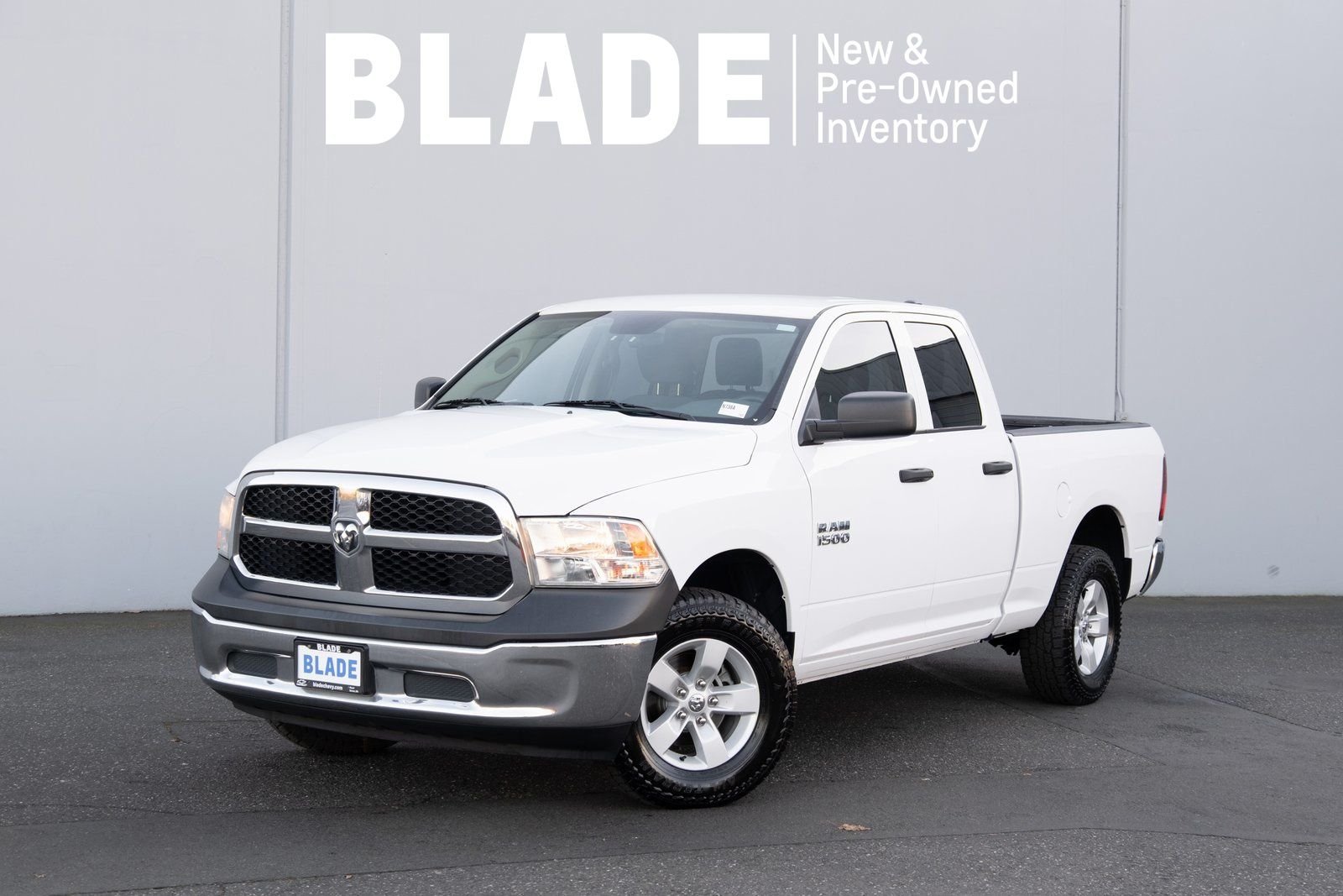 White 2018 RAM 1500 Tradesman Quad Cab 4WD Pickup Truck Four-Wheel Drive