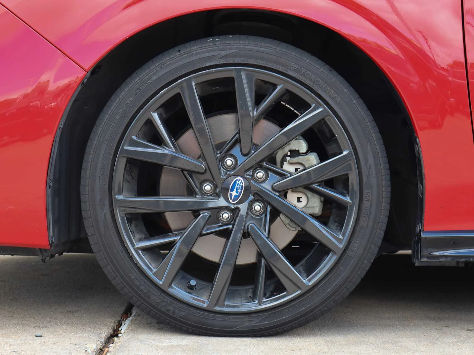 Used 2024 Pure Red Subaru RS image 6