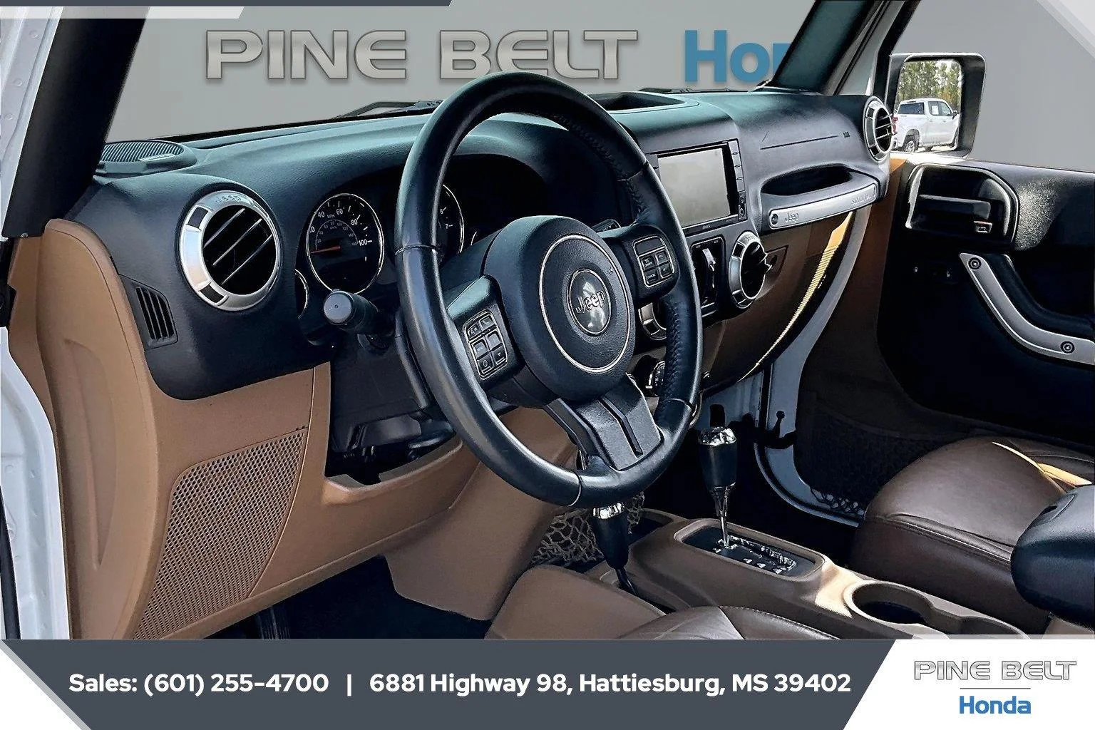 Used 2016 Bright White Clearcoat Jeep Sahara image 12