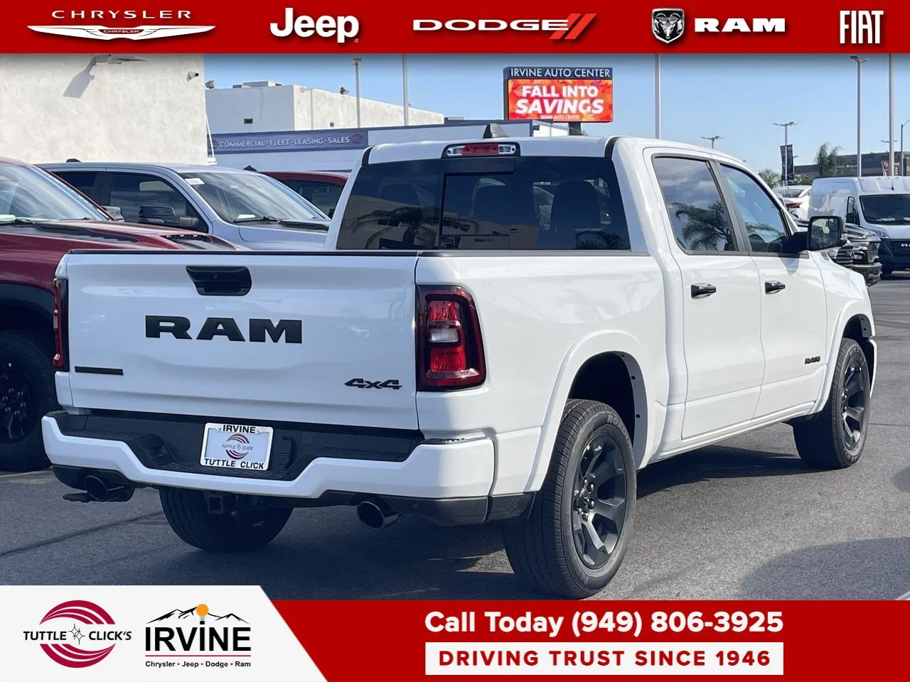 New 2027 Bright White Clear-Coat Exterior Paint RAM Big Horn image 12